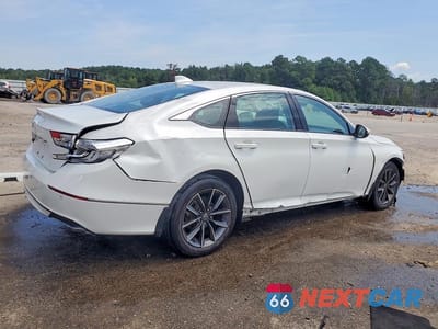Trzecie zdjęcie samochodu z tyłu: 2021 HONDA ACCORD EXL VIN:1HGCV1F53MA012121 - miniatura