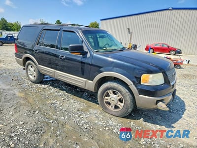 Czwarte zdjęcie samochodu z boku: 2003 FORD EXPEDITION EDDIE BAUER VIN:1FMFU17L03LC20175 - miniatura