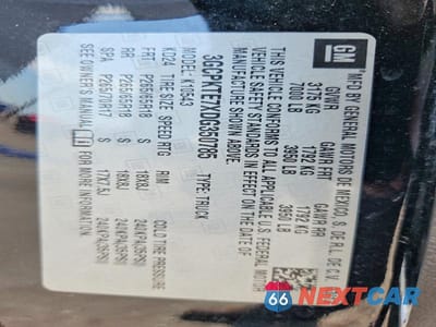 Zdjęcie 12 z 12 samochodu: 2013 CHEVROLET SILVERADO K1500 LTZ VIN:3GCPKTE7XDG350785 - miniatura