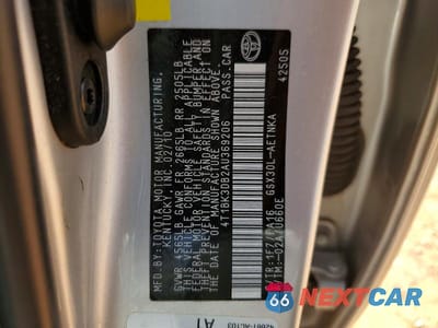 Zdjęcie 12 z 12 samochodu: 2010 TOYOTA AVALON XL VIN:4T1BK3DB2AU369206 - miniatura
