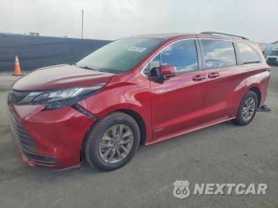 2021 TOYOTA SIENNA LE 5TDBRKEC3MS008349 - główne zdjęcie licytacji z USA - miniatura