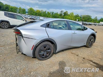 Trzecie zdjęcie samochodu z tyłu: 2024 TOYOTA PRIUS LE VIN:JTDADABU3R3020639 - miniatura