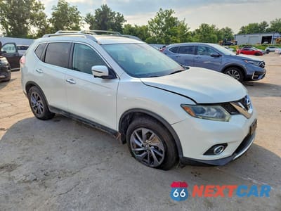 Czwarte zdjęcie samochodu z boku: 2016 NISSAN ROGUE SL VIN:5N1AT2MT0GC807067 - miniatura