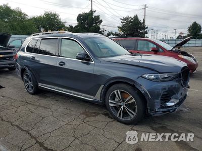Czwarte zdjęcie samochodu z boku: 2020 BMW X7 XDRIVE40I VIN:5UXCW2C01L9A00772 - miniatura
