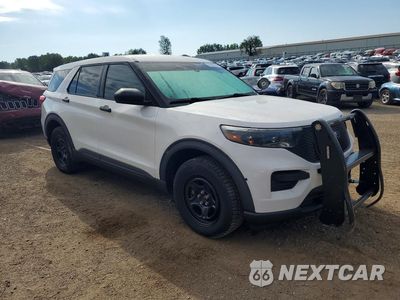 Czwarte zdjęcie samochodu z boku: 2020 FORD EXPLORER POLICE INTERCEPTOR VIN:1FM5K8AW9LGA84456 - miniatura