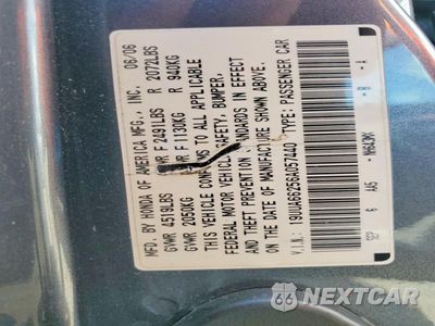 Zdjęcie 13 z 13 samochodu: 2006 ACURA 3.2TL VIN:19UUA66256A057440 - miniatura