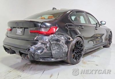 Trzecie zdjęcie samochodu z tyłu: 2021 BMW M3 COMPETITION VIN:WBS33AY01MFK86175 - miniatura