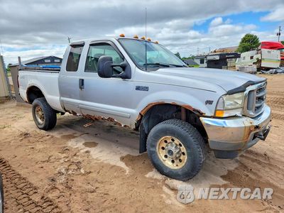 Czwarte zdjęcie samochodu z boku: 2002 FORD F350 SRW SUPER DUTY VIN:1FTSX31S12EB63624 - miniatura