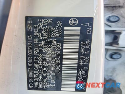Zdjęcie 12 z 12 samochodu: 2018 TOYOTA PRIUS C TWO VIN:JTDKDTB37J1617283 - miniatura