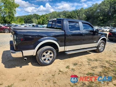 Trzecie zdjęcie samochodu z tyłu: 2014 FORD F150 SUPERCREW LARIAT VIN:1FTFW1ET3EKD54818 - miniatura