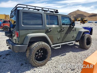 Trzecie zdjęcie samochodu z tyłu: 2016 JEEP WRANGLER UNLIMITED SPORT VIN:1C4BJWKG5GL156871 - miniatura