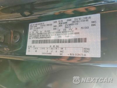 Zdjęcie 12 z 12 samochodu: 2025 FORD F150 LARIAT VIN:1FTFW5LD6SFA23495 - miniatura