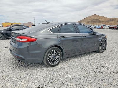 Trzecie zdjęcie samochodu z tyłu: 2018 FORD FUSION TITANIUM/PLATINUM PHEV VIN:3FA6P0SU7JR257394 - miniatura