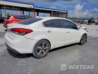 Trzecie zdjęcie samochodu z tyłu: 2017 KIA FORTE EX VIN:3KPFL4A89HE127930 - miniatura