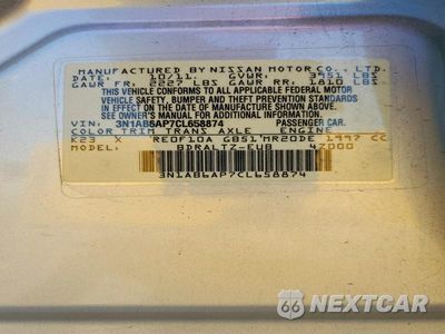 Zdjęcie 12 z 12 samochodu: 2012 NISSAN SENTRA 2.0 VIN:3N1AB6AP7CL658874 - miniatura