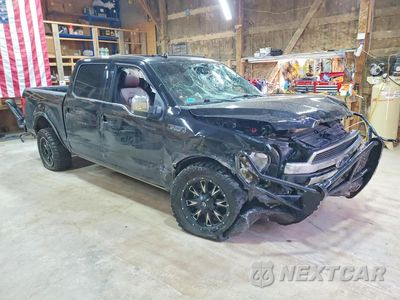 Czwarte zdjęcie samochodu z boku: 2019 FORD F150 SUPERCREW VIN:1FTEW1E55KFA62525 - miniatura