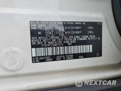 Zdjęcie 12 z 12 samochodu: 2025 TOYOTA RAV4 LE VIN:2T3G1RFV1SW621216 - miniatura