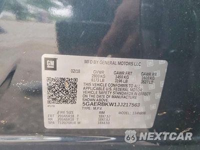 Zdjęcie 14 z 14 samochodu: 2018 BUICK ENCLAVE ESSENCE VIN:5GAERBKW1JJ217563 - miniatura