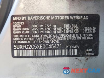 Zdjęcie 13 z 13 samochodu: 2014 BMW X6 XDRIVE35I VIN:5UXFG2C5XE0C45471 - miniatura