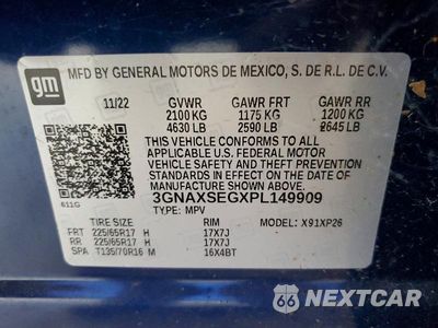 Zdjęcie 13 z 13 samochodu: 2023 CHEVROLET EQUINOX LS VIN:3GNAXSEGXPL149909 - miniatura