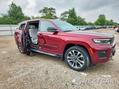 Czwarte zdjęcie samochodu z boku: 2022 JEEP GRAND CHEROKEE L OVERLAND VIN:1C4RJKDG5N8599221 - miniatura