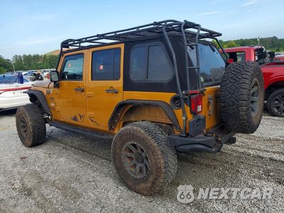 Drugie zdjęcie samochodu z przodu: 2014 JEEP WRANGLER UNLIMITED SAHARA VIN:1C4BJWEG5EL201039 - miniatura