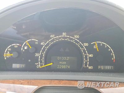 Zdjęcie 9 z 12 samochodu: 2001 MERCEDES-BENZ S 500 VIN:WDBNG75JX1A189097 - miniatura