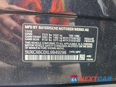 Zdjęcie 13 z 13 samochodu: 2020 BMW X7 M50I VIN:5UXCX6C0XL9B49296 - miniatura