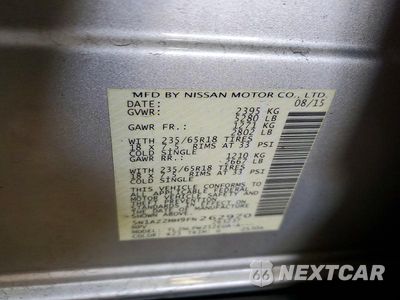 Zdjęcie 13 z 13 samochodu: 2015 NISSAN MURANO S VIN:5N1AZ2MH9FN262970 - miniatura