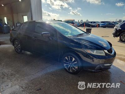 Czwarte zdjęcie samochodu z boku: 2015 HONDA CIVIC EX VIN:19XFB2F8XFE214877 - miniatura