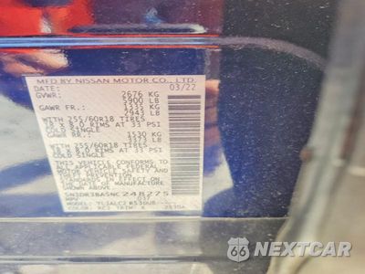 Zdjęcie 14 z 14 samochodu: 2022 NISSAN PATHFINDER SV VIN:5N1DR3BA5NC248275 - miniatura