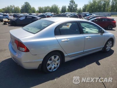 Trzecie zdjęcie samochodu z tyłu: 2009 HONDA CIVIC LX VIN:19XFA16549E022720 - miniatura