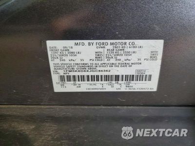 Zdjęcie 13 z 13 samochodu: 2018 FORD EXPLORER XLT VIN:1FM5K8D8XJGC86362 - miniatura