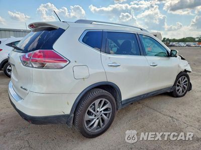 Trzecie zdjęcie samochodu z tyłu: 2015 NISSAN ROGUE SL VIN:5N1AT2MV3FC878554 - miniatura