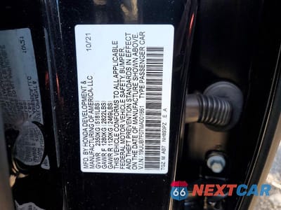 Zdjęcie 13 z 13 samochodu: 2021 ACURA TLX TYPE S VIN:19UUB7F07MA001661 - miniatura