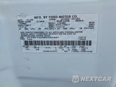 Zdjęcie 13 z 13 samochodu: 2008 FORD F150 VIN:1FTRF12258KD93441 - miniatura