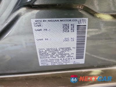 Zdjęcie 13 z 13 samochodu: 2025 NISSAN ALTIMA SV VIN:1N4BL4DV3SN432915 - miniatura