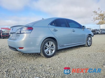 Trzecie zdjęcie samochodu z tyłu: 2010 LEXUS HS 250H VIN:JTHBB1BA0A2035561 - miniatura