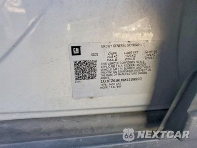 Zdjęcie 12 z 12 samochodu: 2021 CHEVROLET BOLT EV PREMIER VIN:1G1FZ6S0XM4109993 - miniatura