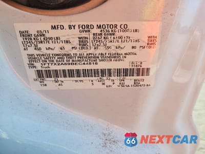 Zdjęcie 12 z 12 samochodu: 2011 FORD F250 SUPER DUTY VIN:1FT7X2A69BEC44518 - miniatura