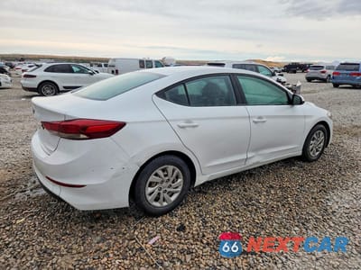Trzecie zdjęcie samochodu z tyłu: 2018 HYUNDAI ELANTRA SE VIN:5NPD74LF7JH299446 - miniatura