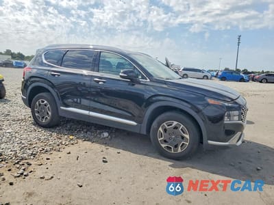 Czwarte zdjęcie samochodu z boku: 2023 HYUNDAI SANTA FE BLUE VIN:5NMS2DA1XPH012118 - miniatura