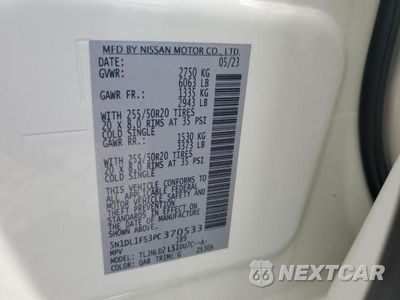 Zdjęcie 12 z 12 samochodu: 2023 INFINITI QX60 LUXE VIN:5N1DL1FS3PC370533 - miniatura