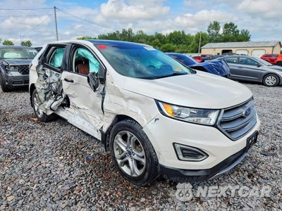 Czwarte zdjęcie samochodu z boku: 2015 FORD EDGE TITANIUM VIN:2FMTK4K81FBC30439 - miniatura