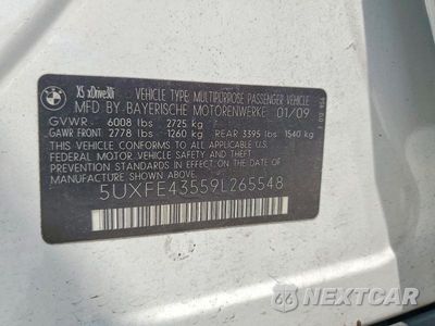 Zdjęcie 13 z 13 samochodu: 2009 BMW X5 XDRIVE30I VIN:5UXFE43559L265548 - miniatura