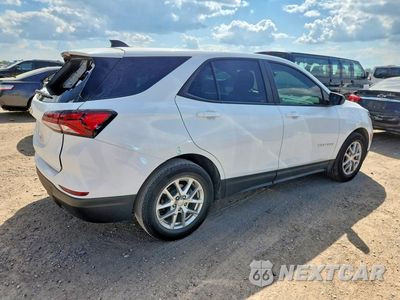 Trzecie zdjęcie samochodu z tyłu: 2022 CHEVROLET EQUINOX LS VIN:3GNAXHEV7NS214784 - miniatura