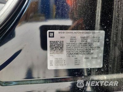 Zdjęcie 13 z 13 samochodu: 2018 CHEVROLET EQUINOX PREMIER VIN:2GNAXMEV3J6316150 - miniatura