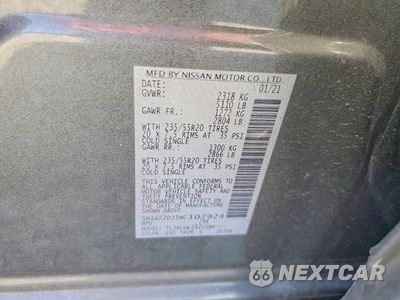 Zdjęcie 13 z 13 samochodu: 2021 NISSAN MURANO PLATINUM VIN:5N1AZ2DJ1MC107924 - miniatura