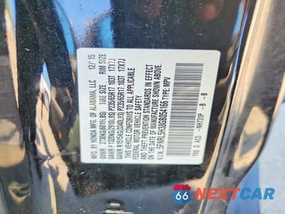 Zdjęcie 14 z 14 samochodu: 2016 HONDA ODYSSEY SE VIN:5FNRL5H38GB054166 - miniatura
