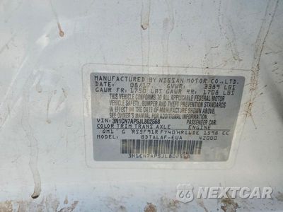 Zdjęcie 12 z 12 samochodu: 2018 NISSAN VERSA S VIN:3N1CN7AP5JL802568 - miniatura